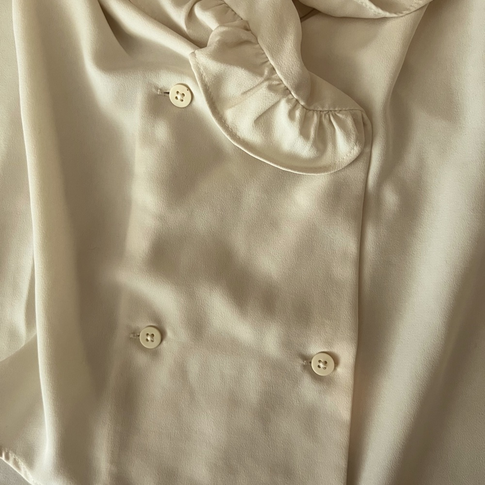 NWOT ASOS ruffle blouse - Picture 4 of 5